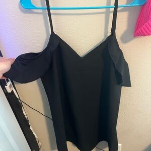 SHEIN Black Off-Shoulder Camisole